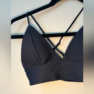 HM Bikini Top in Navy with Adjustable Straps and thick band​